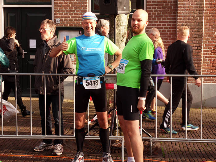 foto's aankomst, voorbereiding en start berenloop 2015