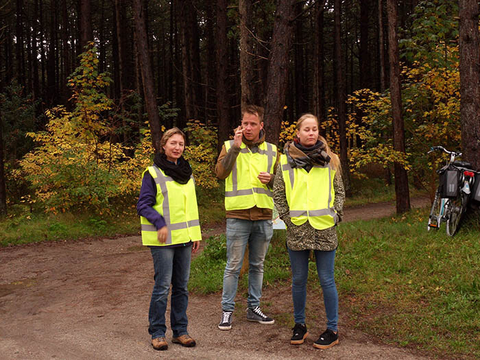 foto's voorbereiding en start Kleintje Berenloop 2015